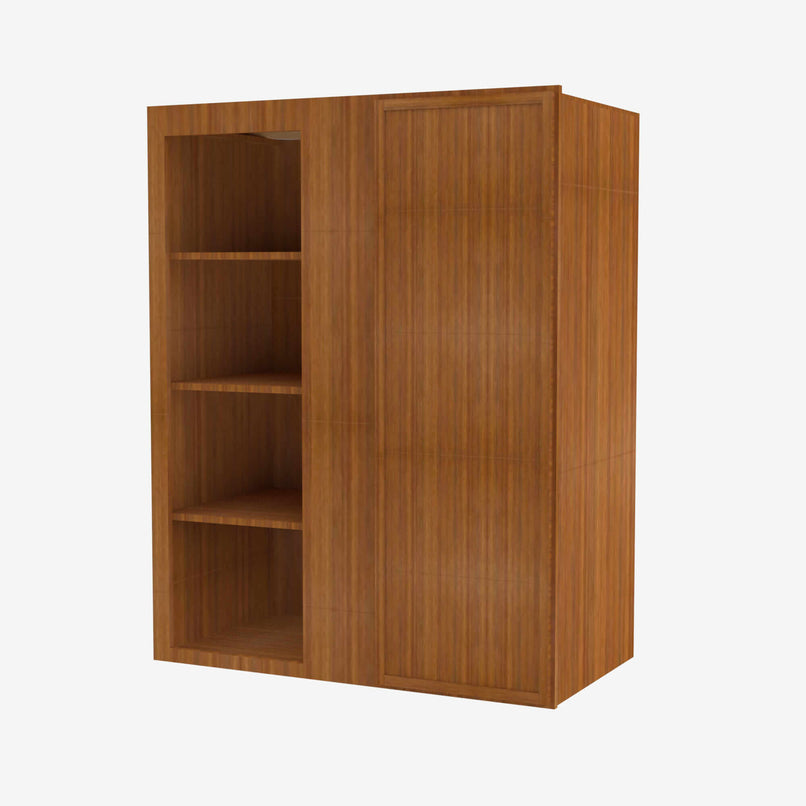 PR-WBLC30/33-3036 Single Door Cabinets 30 Inch Wall Blind Corner Cabinet | Petit Brown - image 4