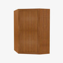 PR-WDC2442 Single Door Cabinets 24 Inch Wall Diagonal Corner Cabinet | Petit Brown - image 1