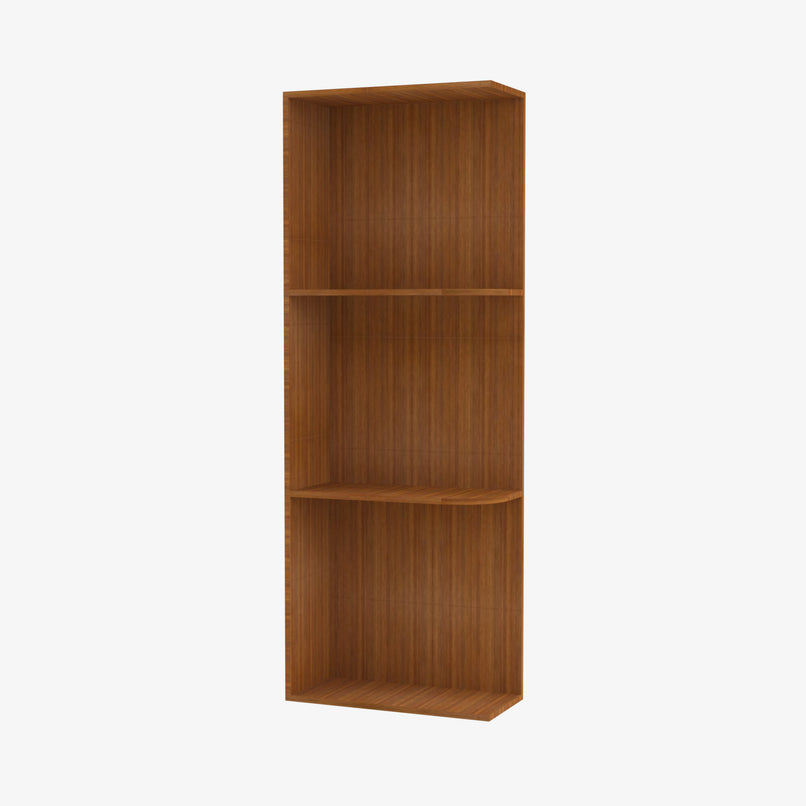 PR-WES542 Wall End Shelf with Open Shelves | TSG Forevermark Petit Brown - image 3