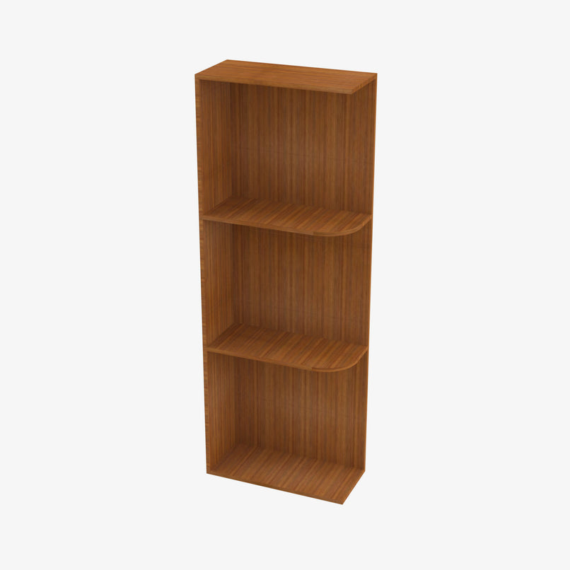PR-WES530 Wall End Shelf with Open Shelves | TSG Forevermark Petit Brown - image 2