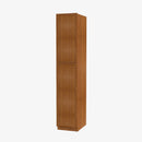 PR-WP1884 Double Door 18 Inch Tall Wall Pantry Cabinet | Petit Brown - image 4