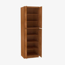 PR-WP3090B Four Door 30 Inch Tall Wall Pantry Cabinet with Butt Doors | Petit Brown - image 4