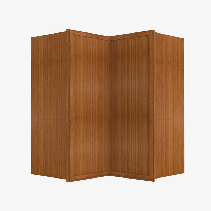 PR-WSQ2442 24 Inch Easy Reach Wall Corner Cabinet | Petit Brown - image 1
