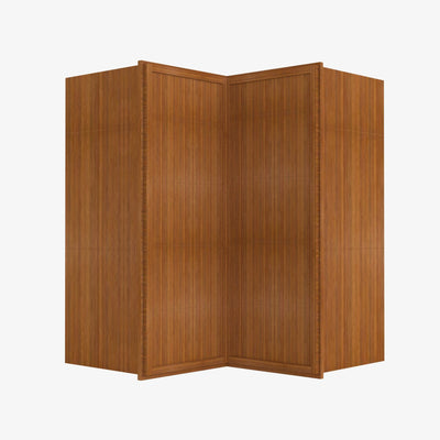PR-WSQ2430 24 Inch Easy Reach Wall Corner Cabinet | Petit Brown - image 1