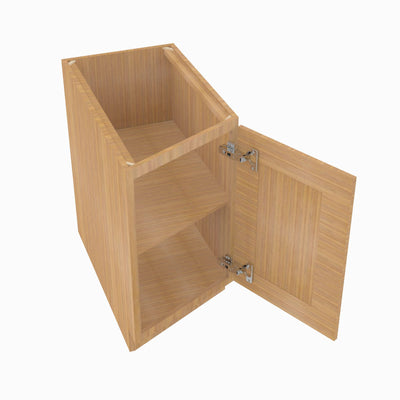 PS-BTC12R Single Door Cabinets 12 Inch Base Base Transitional Cabinet Right | Petit Sand - image 1