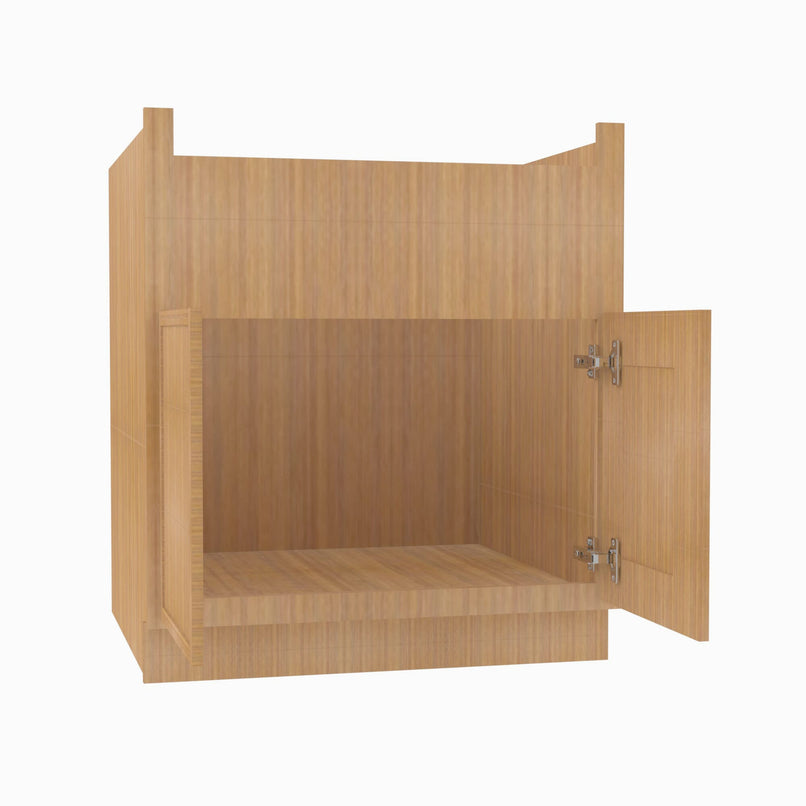 PS-FSB36B Double Door 36 Inch Farmhouse Sink Base Cabinet | Petit Sand - image 4