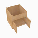 PH-FSB36B Double Door 36 Inch Farmhouse Sink Base Cabinet | Petit OAK - image 1