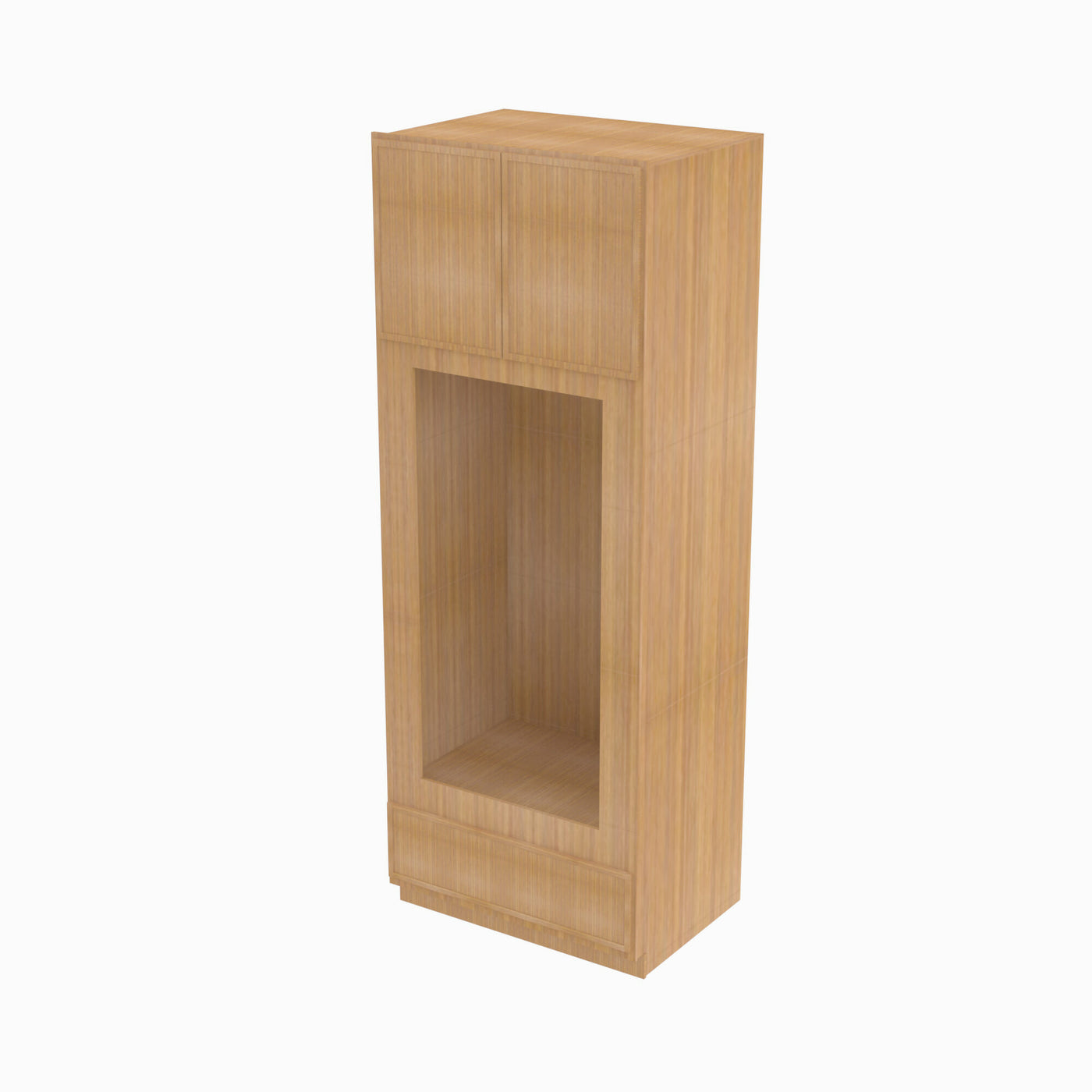 PH-OM3384B Double Door 33 Inch Tall Double Oven / Oven Microwave Cabinet | Petit OAK