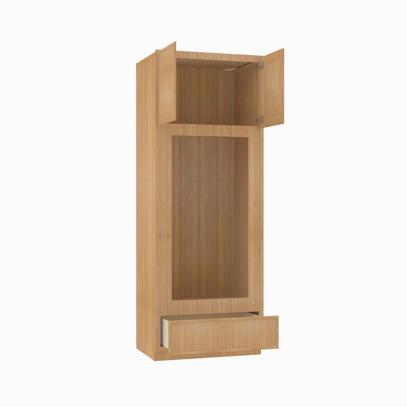 PH-OM3384B Double Door 33 Inch Tall Double Oven / Oven Microwave Cabinet | Petit OAK - image 3