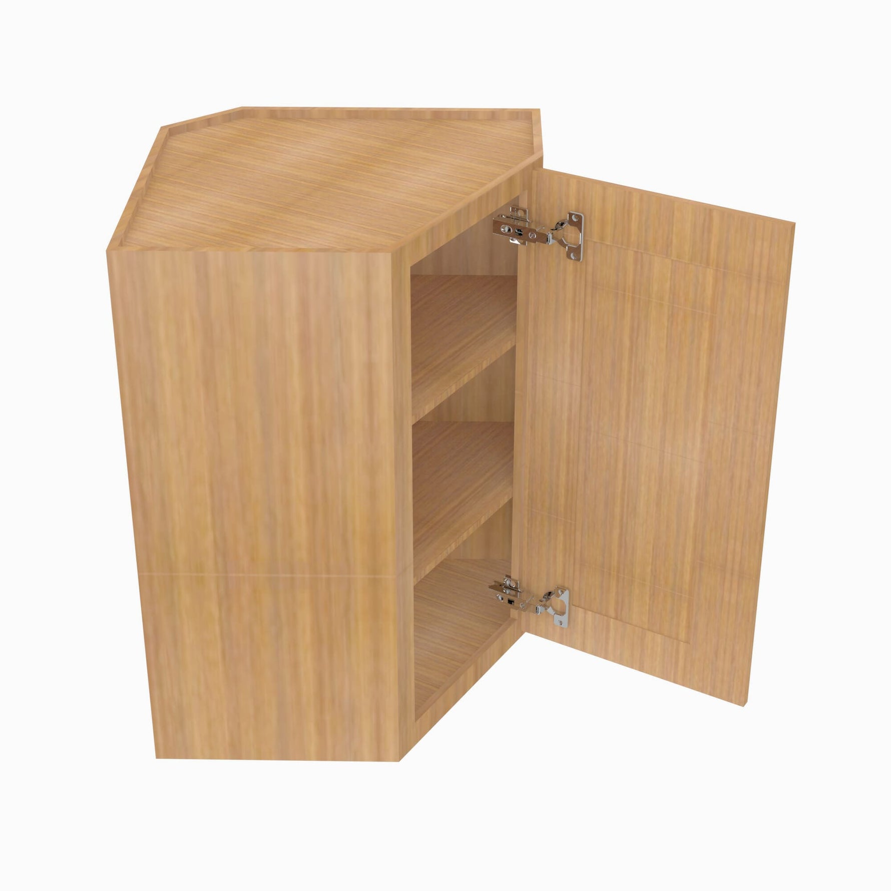 PH-WDC274215 Single Door Cabinets 27 Inch Wall Diagonal Corner Cabinet | Petit OAK - image 1