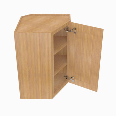 PS-WDC2412 Single Door Cabinets 24 Inch Wall Diagonal Corner Cabinet | Petit Sand - image 1