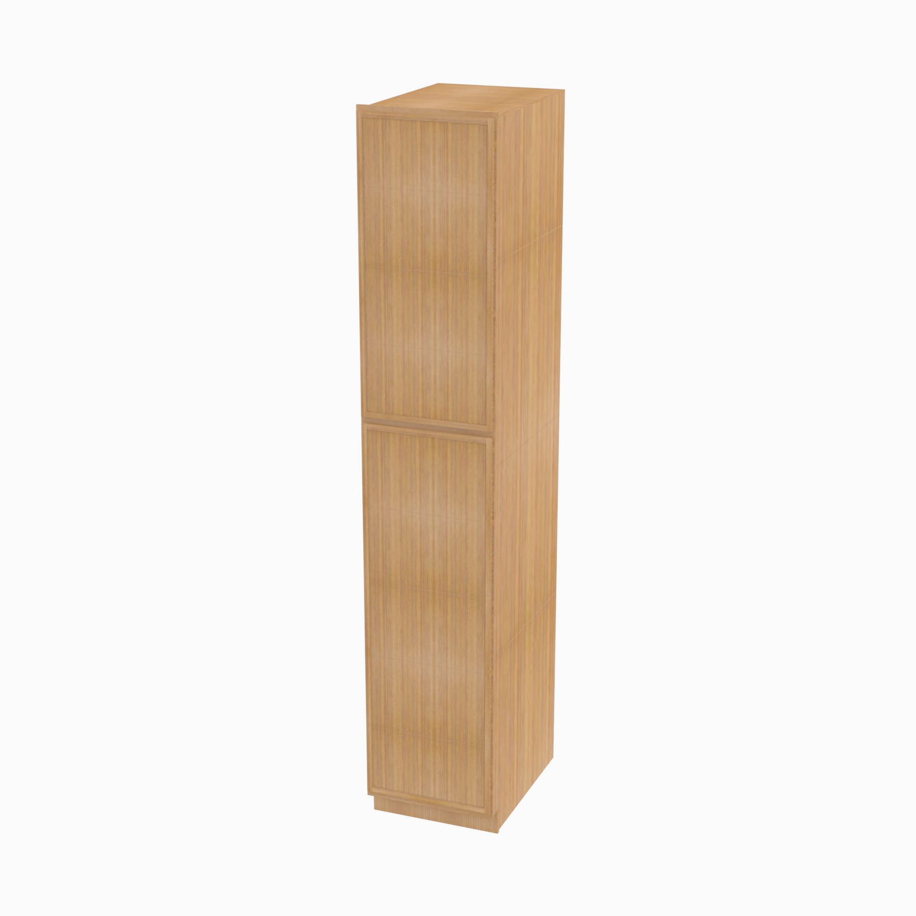 PH-WP1590 Double Door 15 Inch Tall Wall Pantry Cabinet | Petit OAK - image 1