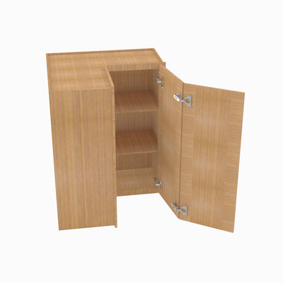 PS-WSQ2442 24 Inch Easy Reach Wall Corner Cabinet | Petit Sand - image 1