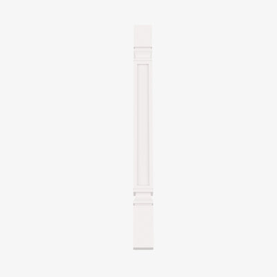 PW-LEG75 B3x3 Trimmable Full Decor Leg | TSG Forevermark Petit White - image 1