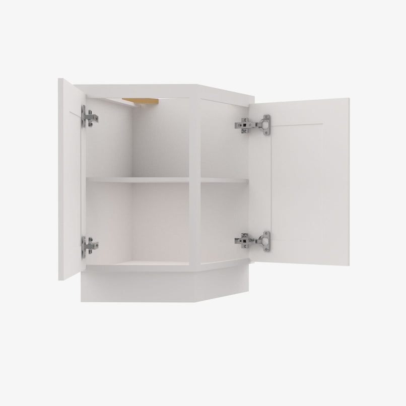 PW-AW42 Single Door Cabinets 42 Inch Wall Angle Corner Cabinet | Petit White - image 4