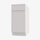 PW-B15 Single Door Cabinets 15 Inch Base Cabinet | Petit White - image 1