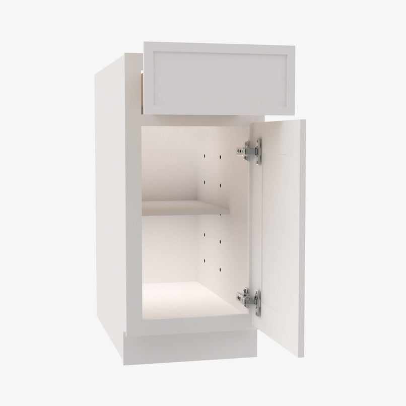 PW-B09 Single Door Cabinets 9 Inch Base Cabinet | Petit White - image 4