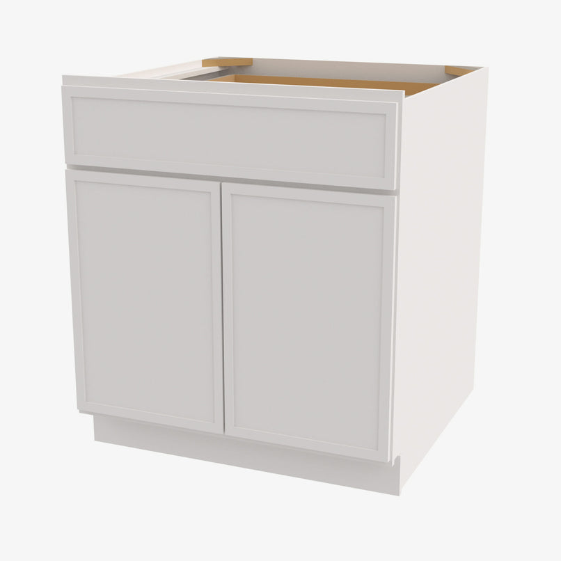PW-B27B Double Door 27 Inch Base Cabinet | Petit White - image 2