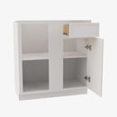 PW-BBLC39/42-36W Double Door 36 Inch Base Blind Corner Cabinets Cabinet | Petit White - image 2