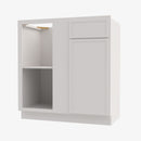 PW-BBLC39/42-36W Double Door 36 Inch Base Blind Corner Cabinets Cabinet | Petit White - image 3