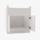 PW-FSB33B 33 Inch Farmhouse Sink Base Cabinet | Petit White - image 3