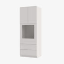PW-OC3396B 33 Inch Tall Oven Cabinet | Petit White - image 3
