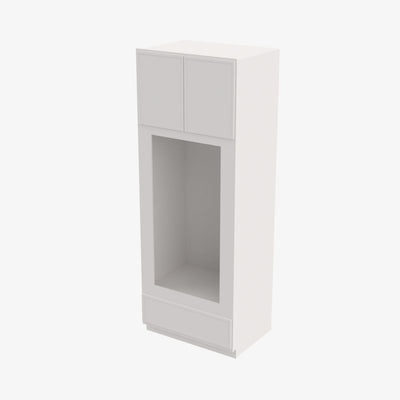 PW-OM3384B Double Door 33 Inch Tall Double Oven / Oven Microwave Cabinet | Petit White - image 1