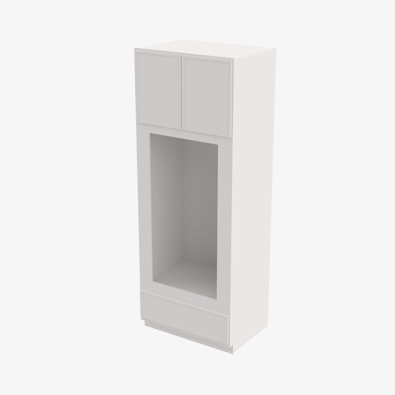 PW-OM3396B Double Door 33 Inch Tall Double Oven / Oven Microwave Cabinet | Petit White - image 2