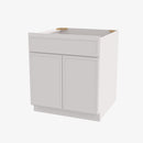 PW-S3021B-34-1/2 Double Door 30 Inch Sink Base Vanity with Drawers | Petit White - image 2