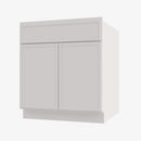 PW-S3621B-34-1/2 Double Door 36 Inch Sink Base Vanity with Drawers | Petit White - image 3