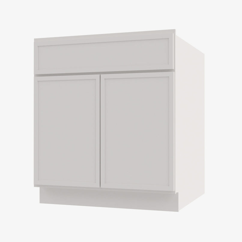 PW-SB36B Double Door 36 Inch Sink Base Cabinet | Petit White - image 3