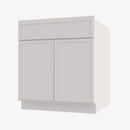 PW-SB27B Double Door 27 Inch Sink Base Cabinet | Petit White - image 3