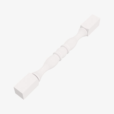 PW-TP3/WF34-1/2 Full Decor Leg with Wall Filler | TSG Forevermark Petit White - image 1