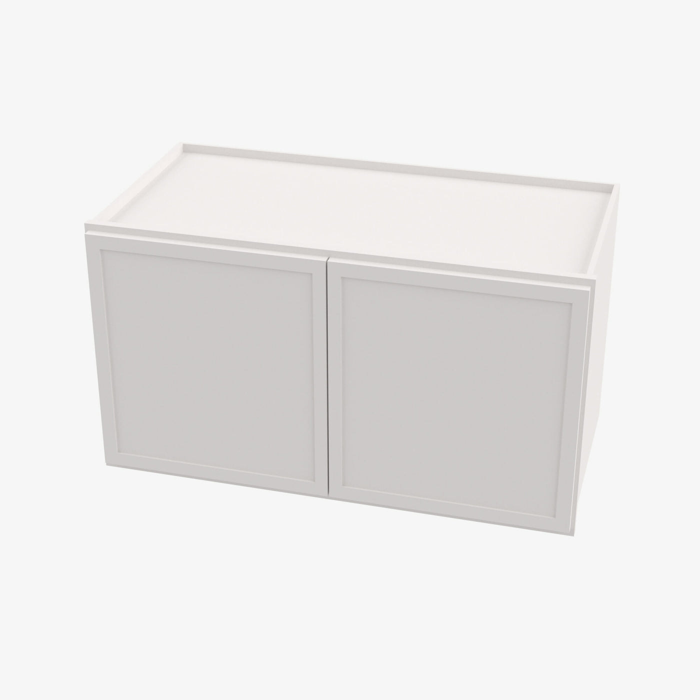 PW-W301224B Double Door 30 Inch Wall Refrigerator Cabinet | Petit White