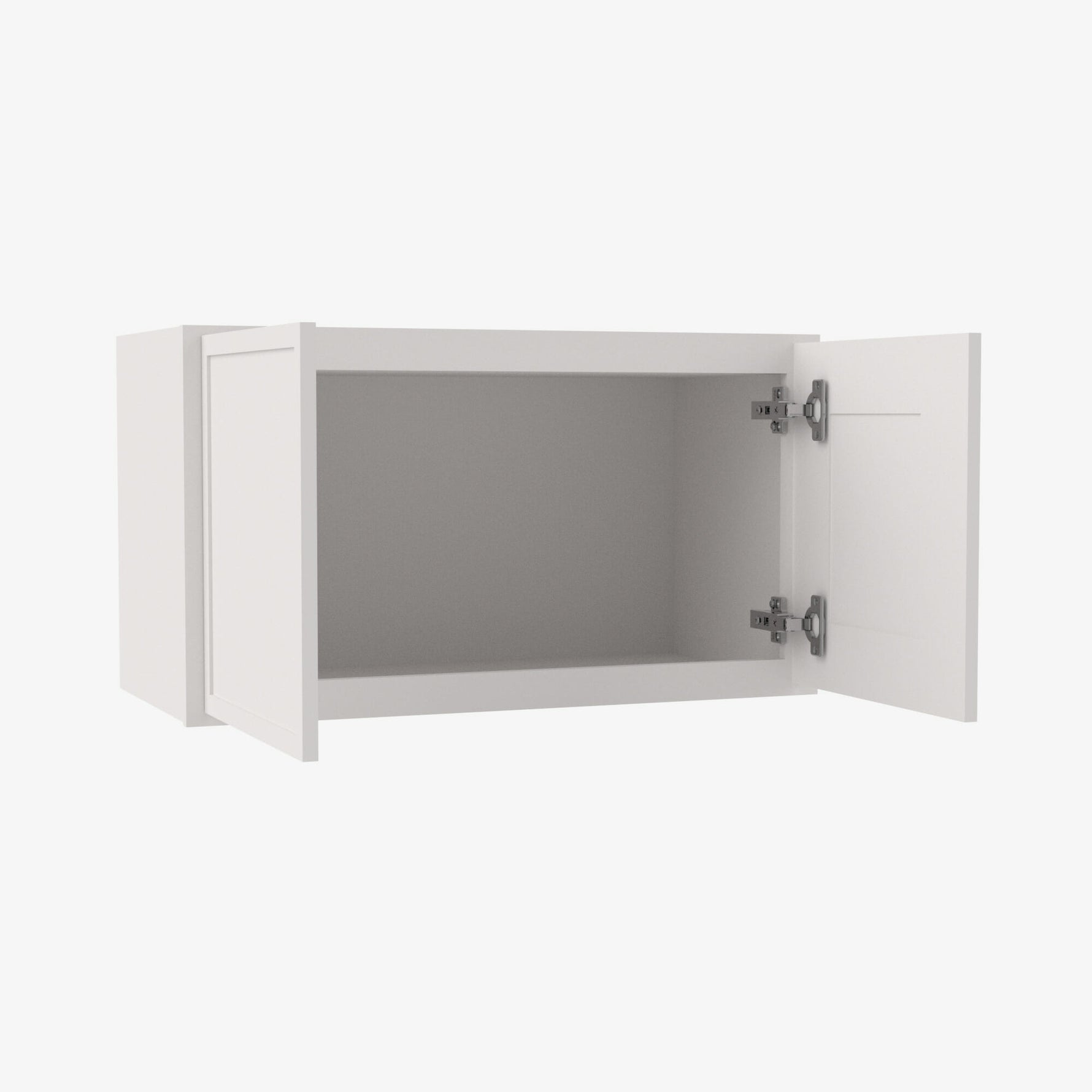 PW-W301224B Double Door 30 Inch Wall Refrigerator Cabinet | Petit White - image 1