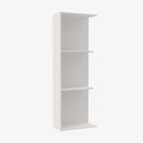 PW-WES542 Wall End Shelf with Open Shelves | TSG Forevermark Petit White - image 3