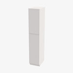 PW-WP1896 Double Door 18 Inch Tall Wall Pantry Cabinet | Petit White - image 3