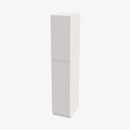 PW-WP1590 Double Door 15 Inch Tall Wall Pantry Cabinet | Petit White - image 3