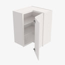 PW-WSQ2442 24 Inch Easy Reach Wall Corner Cabinet | Petit White - image 1