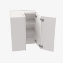 PW-WSQ2442 24 Inch Easy Reach Wall Corner Cabinet | Petit White - image 2