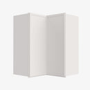 PW-WSQ2442 24 Inch Easy Reach Wall Corner Cabinet | Petit White - image 3