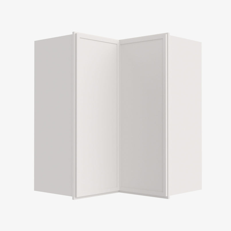 PW-WSQ2442 24 Inch Easy Reach Wall Corner Cabinet | Petit White - image 3