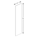 Fabuwood Allure Galaxy Mocha 3/4" W X 96" H X 24" D End Panel - image 1