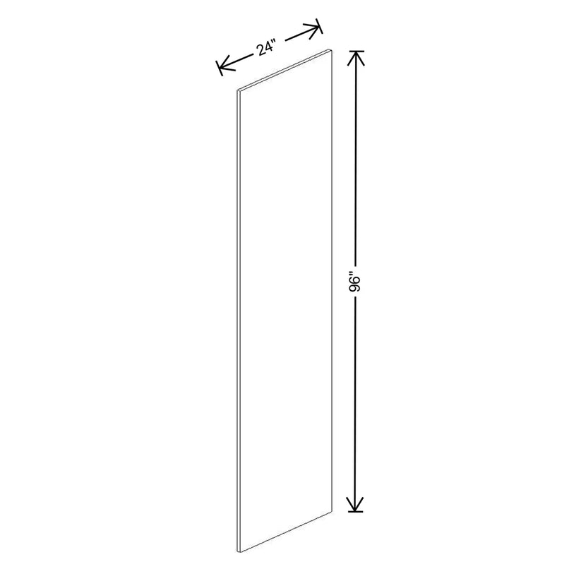 Fabuwood Allure Galaxy Frost 3/4" W X 96" H X 24" D End Panel - image 1