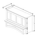 Fabuwood Allure Galaxy Indigo 48" W X 30" H X 21" D Arched Hood With Full Interior Stainless Steel Hood Liner - image 1