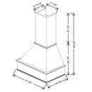 Fabuwood Allure Galaxy Nickel 31 3/4" W X 46 3/8" H X 19 7/8" D Signature Hood - image 1