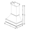 Fabuwood Allure Galaxy Cobblestone 37 3/4" W X 46 3/8" H X 19 7/8" D Timber Signature Hood - image 1