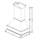 Fabuwood Allure Onyx Frost 37 3/4" W X 46 3/8" H X 19 7/8" D Signature Hood - image 1