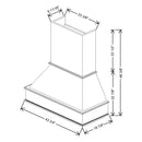 Fabuwood Allure Galaxy Frost 43 3/4" W X 46 3/8" H X 19 7/8" D Walnut Signature Hood - image 1