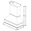 Fabuwood Allure Galaxy Cobblestone 43 3/4" W X 46 3/8" H X 19 7/8" D Signature Hood - image 1